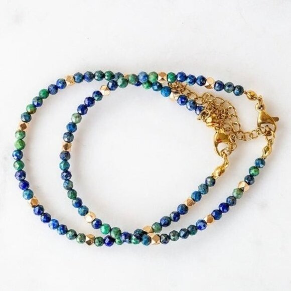 Bracelets Bundle of 2 Phoenix Turquoise Beaded Bracelets Stacking Bracelets - Picture 4 of 7